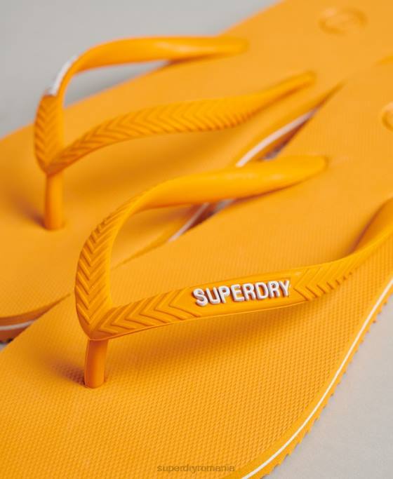 Superdry șlapi clasici de epocă pantofi aur femei JX0Z4361