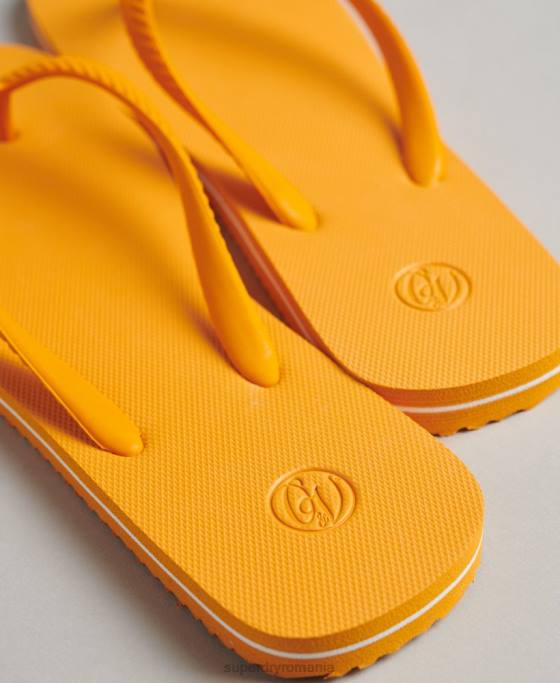 Superdry șlapi clasici de epocă pantofi aur femei JX0Z4361