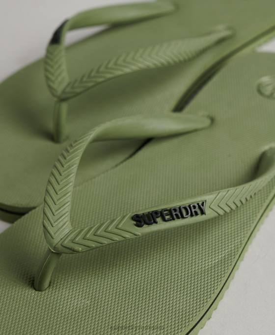 Superdry șlapi clasici de epocă pantofi kaki femei JX0Z4391