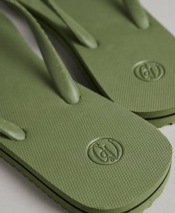 Superdry șlapi clasici de epocă pantofi kaki femei JX0Z4391