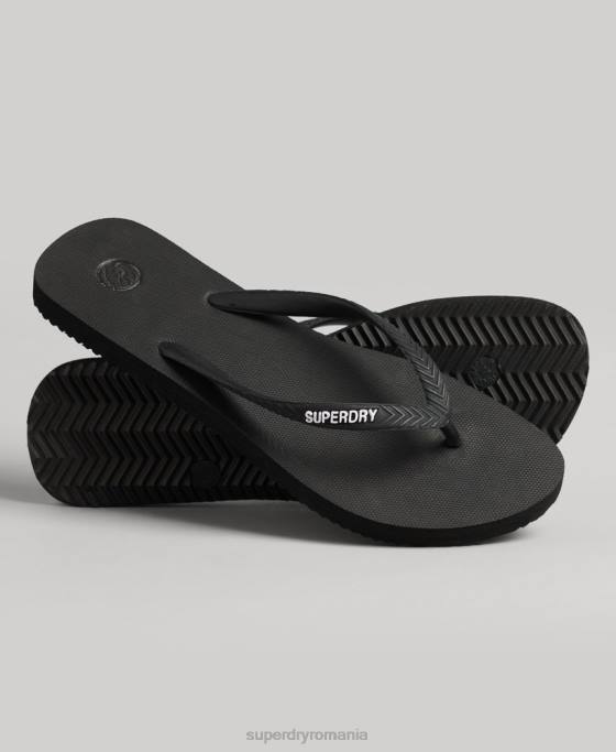 Superdry șlapi clasici de epocă pantofi negru femei JX0Z4419