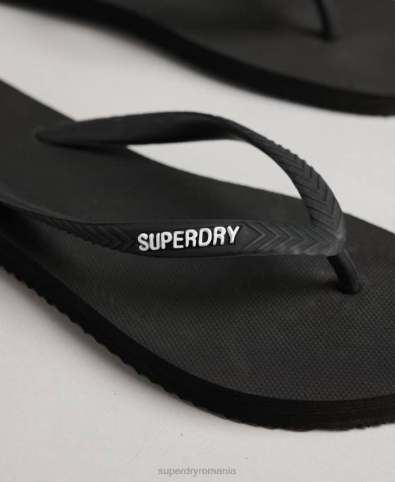 Superdry șlapi clasici de epocă pantofi negru femei JX0Z4419