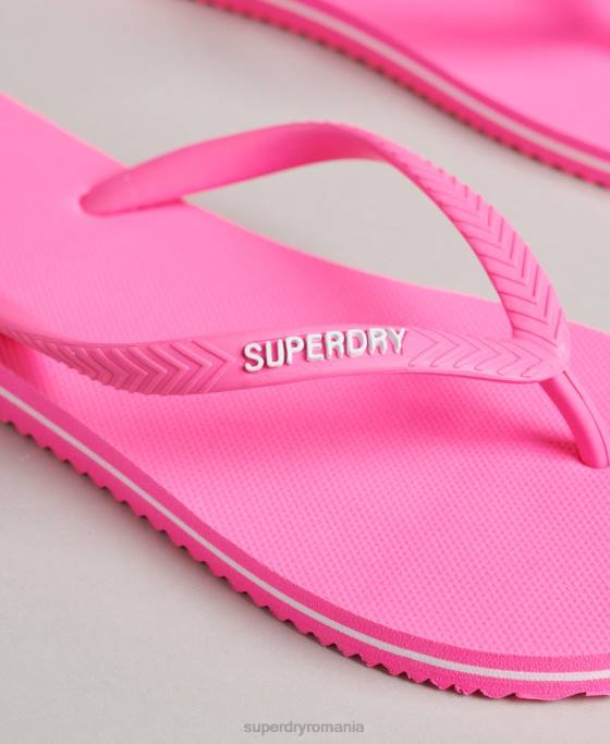 Superdry șlapi clasici de epocă pantofi roz femei JX0Z4382