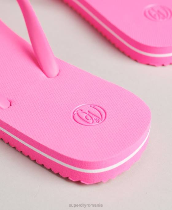 Superdry șlapi clasici de epocă pantofi roz femei JX0Z4382