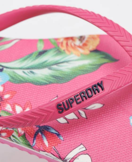 Superdry șlapi clasici de epocă pantofi roz femei JX0Z4401