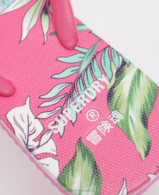 Superdry șlapi clasici de epocă pantofi roz femei JX0Z4401