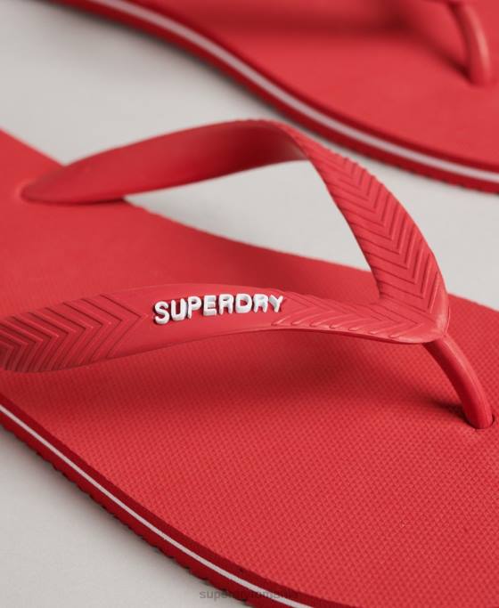 Superdry șlapi clasici de epocă pantofi roșu bărbați JX0Z1757