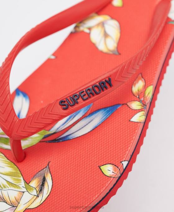 Superdry șlapi clasici de epocă pantofi roșu femei JX0Z4400