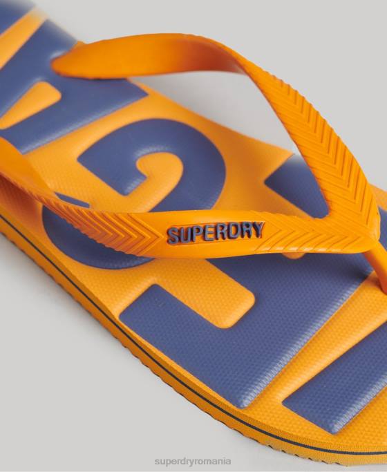Superdry șlapi clasici vegani de epocă pantofi aur bărbați JX0Z1925