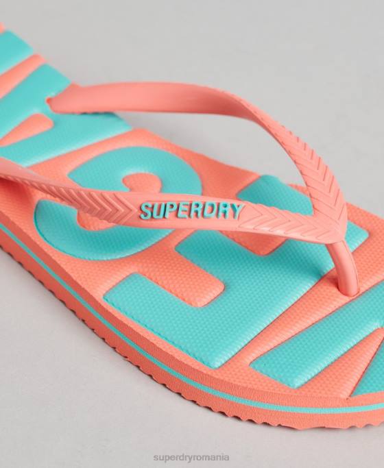 Superdry șlapi clasici vegani de epocă pantofi coral femei JX0Z4399