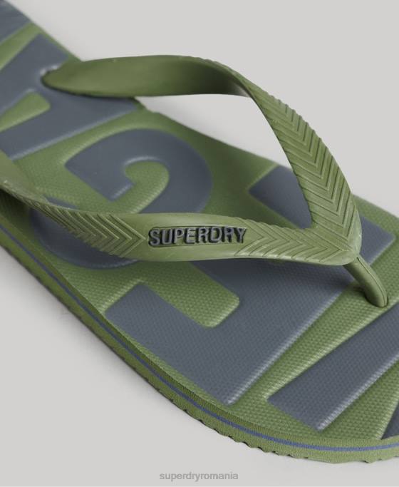 Superdry șlapi clasici vegani de epocă pantofi kaki bărbați JX0Z1918