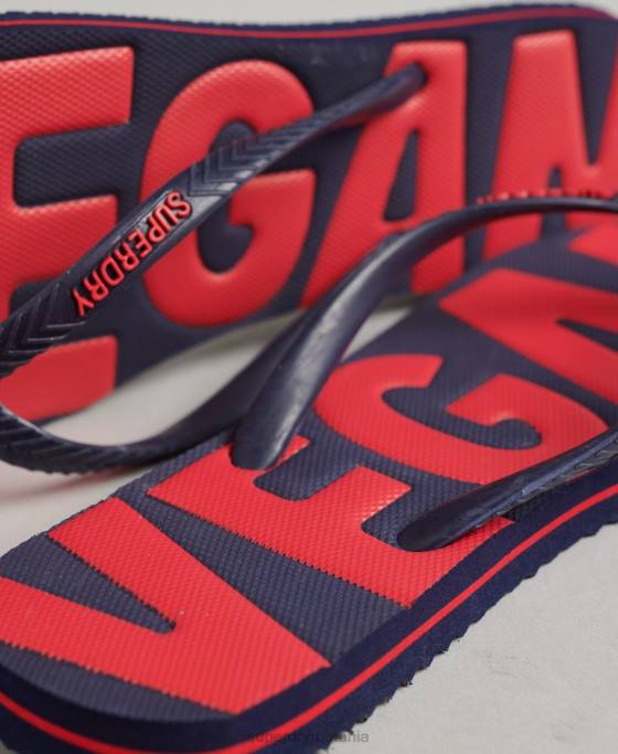 Superdry șlapi clasici vegani de epocă pantofi marina femei JX0Z4398