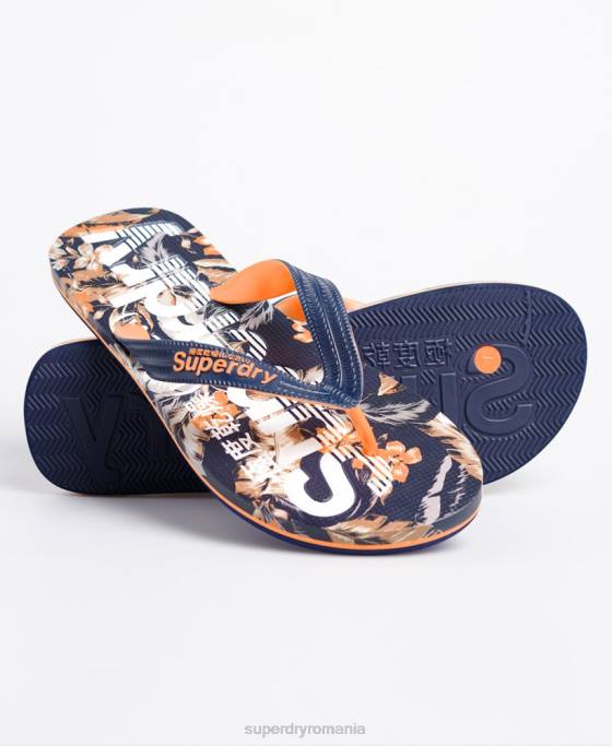 Superdry șlapi imprimați pantofi multi bărbați JX0Z1951