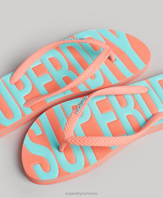 Superdry șlapi vegani de epocă pantofi coral femei JX0Z4402