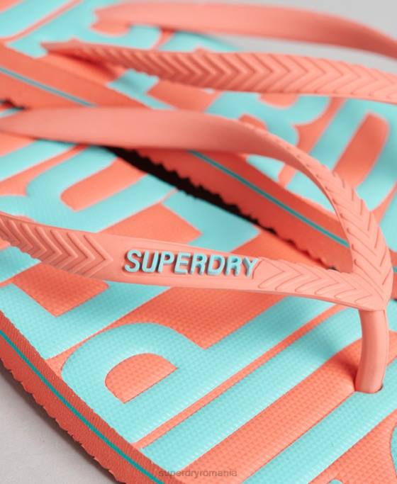 Superdry șlapi vegani de epocă pantofi coral femei JX0Z4402