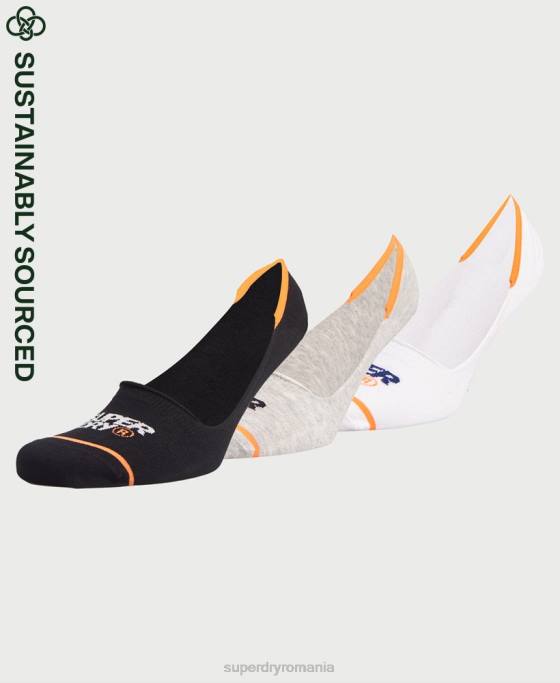 Superdry șosete antrenore din bumbac organic accesorii alb bărbați JX0Z1854