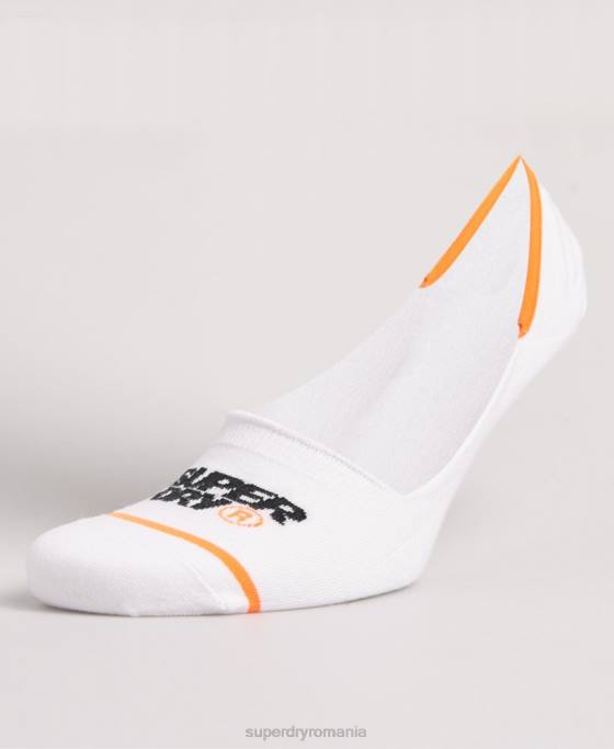 Superdry șosete antrenore din bumbac organic accesorii alb bărbați JX0Z1854