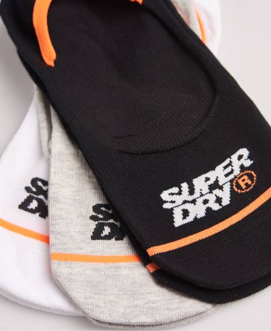 Superdry șosete antrenore din bumbac organic accesorii alb bărbați JX0Z1854