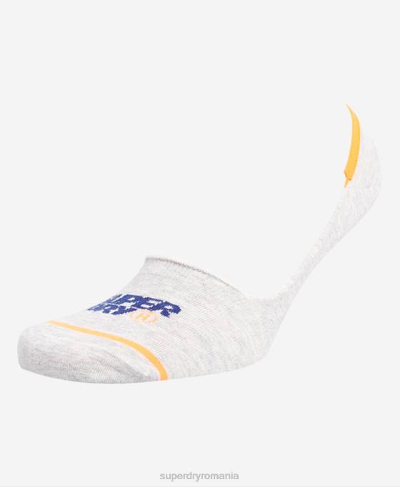 Superdry șosete antrenore fără prezentare accesorii gri bărbați JX0Z1855