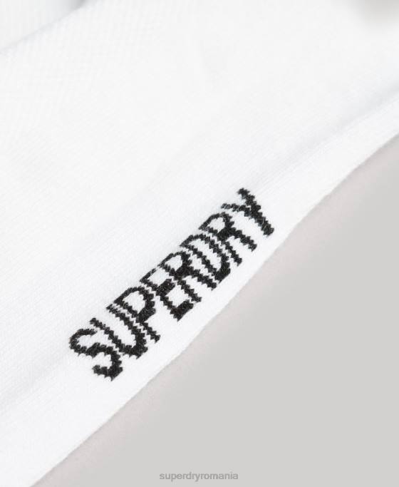 Superdry șosete coolmax pentru glezne accesorii alb bărbați JX0Z1432