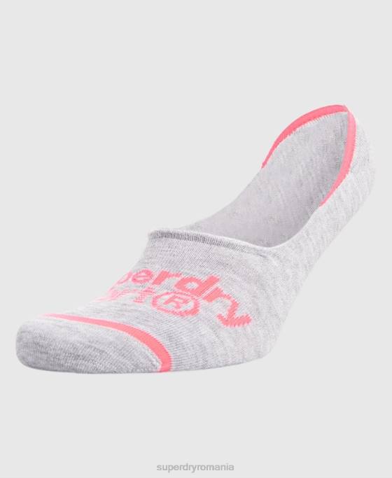 Superdry șosete invizibile coolmax pachet de 3 accesorii multi femei JX0Z4330