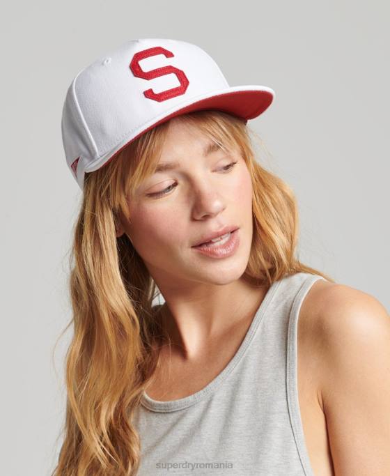 Superdry șapcă de băiat de baseball de epocă accesorii alb bărbați JX0Z1750