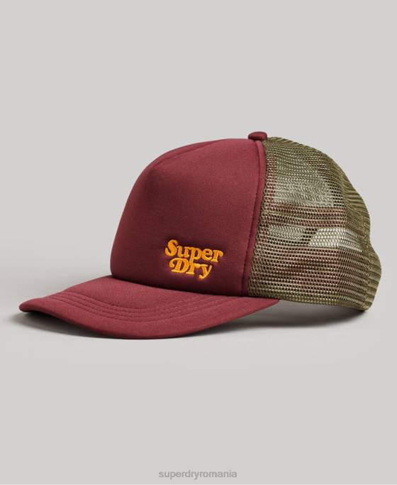 Superdry marcator trucker cap accesorii roșu bărbați JX0Z1630