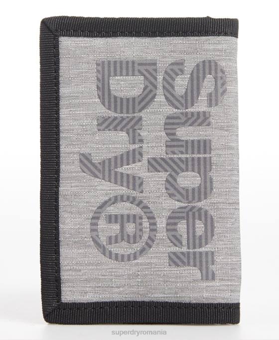 Superdry portofel cu logo accesorii gri bărbați JX0Z6442