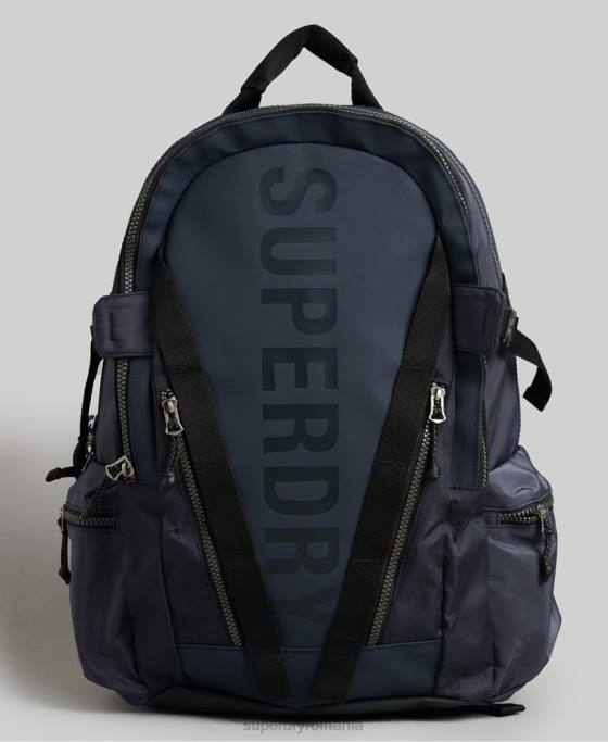 Superdry rucsac grafic cu prelată de munte accesorii marina bărbați JX0Z1832