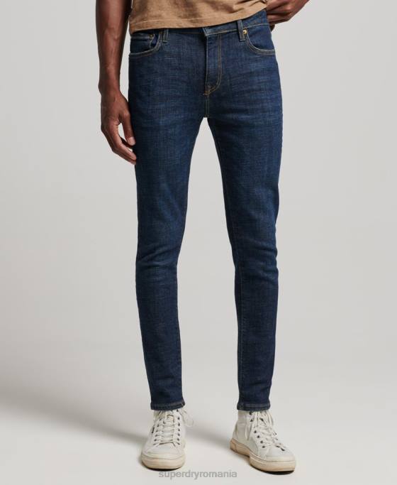 Superdry blugi vintage skinny îmbrăcăminte albastru bărbați JX0Z1216