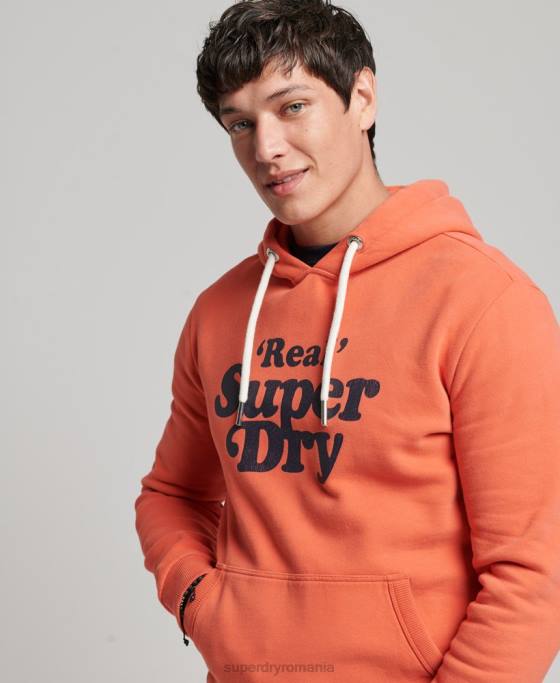 Superdry hanorac clasic vintage cooper îmbrăcăminte coral bărbați JX0Z670