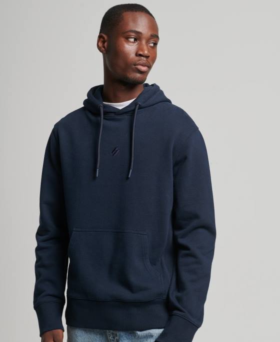 Superdry hanorac cu glugă cu logo sportiv îmbrăcăminte marina bărbați JX0Z5116