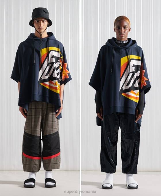 Superdry hanorac sdx rex fit ediție limitată îmbrăcăminte marina bărbați JX0Z5233