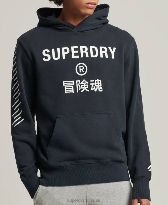 Superdry hanorac sport code core îmbrăcăminte marina bărbați JX0Z5213