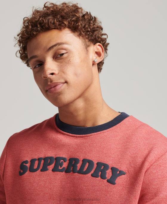 Superdry hanorac vintage cooper clasic crew îmbrăcăminte roșu bărbați JX0Z5224