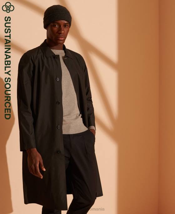 Superdry ediție limitată tech mac îmbrăcăminte negru bărbați JX0Z4759