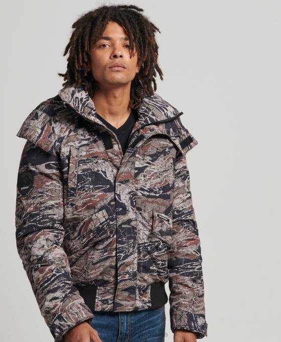 Superdry geacă bomber căptușită expedition everest îmbrăcăminte verde bărbați JX0Z4449