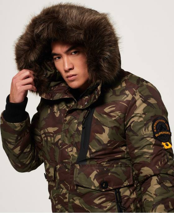 Superdry jachetă bomber everest îmbrăcăminte kaki bărbați JX0Z4708