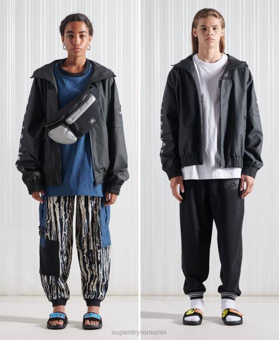 Superdry jachetă bomber sdx ma1 ediție limitată îmbrăcăminte negru bărbați JX0Z4773