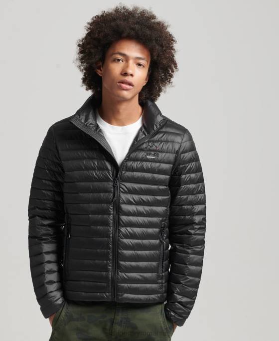 Superdry jachetă de puf tech core îmbrăcăminte negru bărbați JX0Z4474