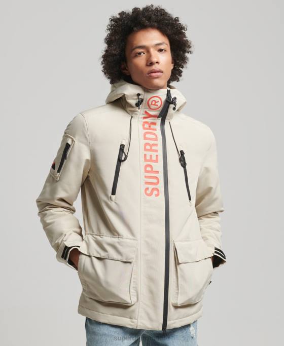 Superdry jachetă de vânt ultimate SD îmbrăcăminte bej bărbați JX0Z926