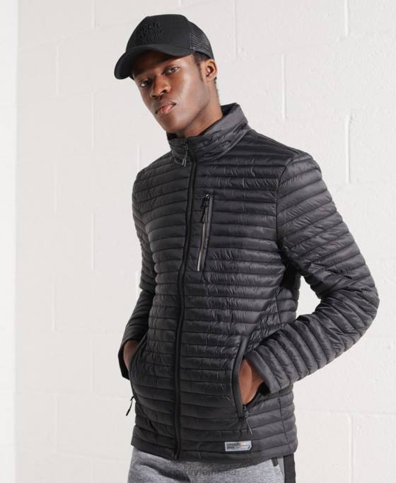 Superdry jachetă fuji pachet micro quilt îmbrăcăminte negru bărbați JX0Z1184