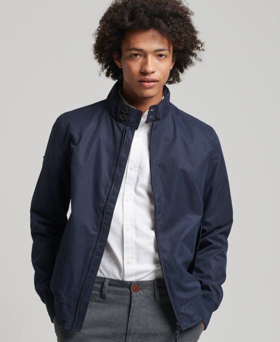 Superdry jachetă harrington iconică îmbrăcăminte marina bărbați JX0Z4443