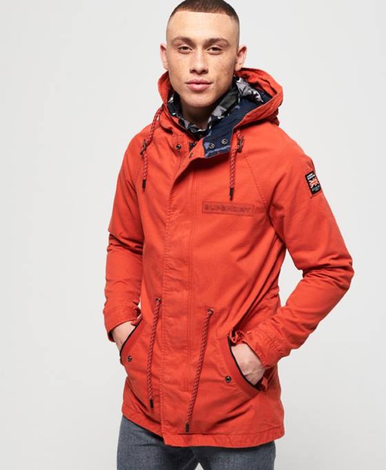 Superdry jachetă parka aviator rookie îmbrăcăminte portocale bărbați JX0Z1202