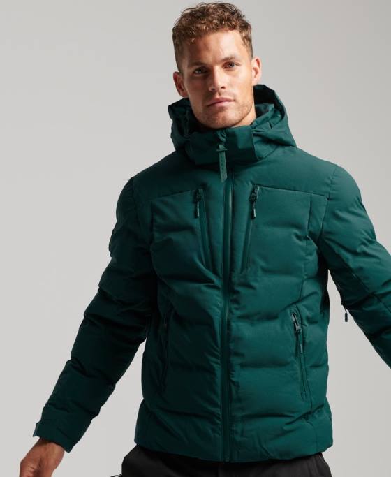 Superdry jachetă puffer ski radar pro îmbrăcăminte turcoaz bărbați JX0Z971
