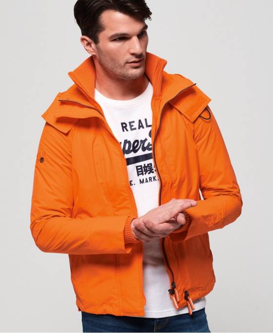 Superdry jachetă sd-windcheater cu glugă, cu fermoar tehnic îmbrăcăminte albastru bărbați JX0Z4791