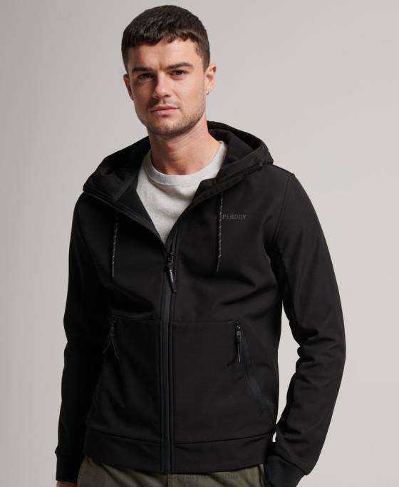 Superdry jachetă trekker code tech îmbrăcăminte negru bărbați JX0Z942