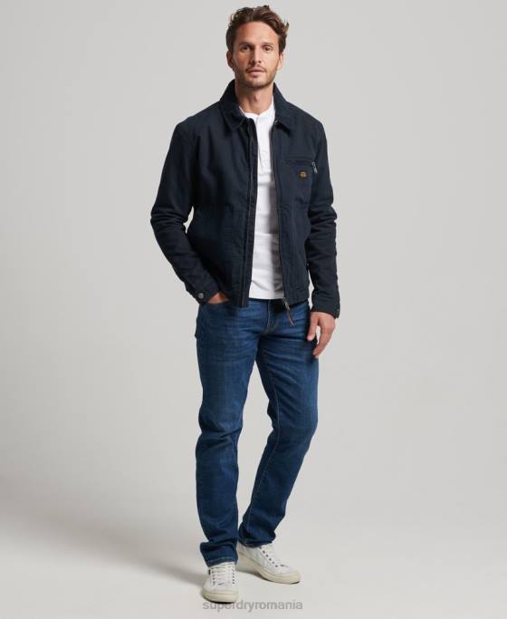 Superdry jachetă vintage ranch harrington îmbrăcăminte marina bărbați JX0Z1030