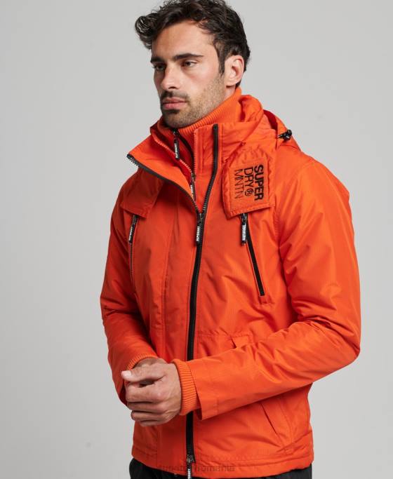 Superdry jachetă windcheater mountain sd îmbrăcăminte portocale bărbați JX0Z944