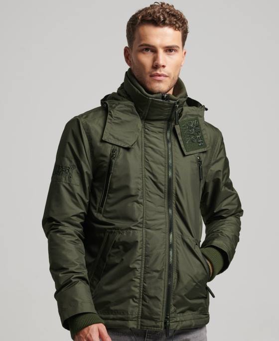 Superdry jachetă windcheater mountain sd îmbrăcăminte verde bărbați JX0Z950
